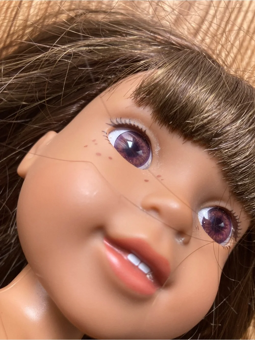 American Girl Wellie Wishers Ashlyn Doll Brunette Poseable Brown Eyes